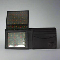 BOL Men's Billfold Flip Up Leather Wallet-3