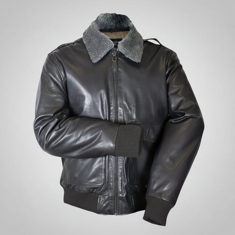 BOL Men's Maverick Lambskin Leather Jacket-3