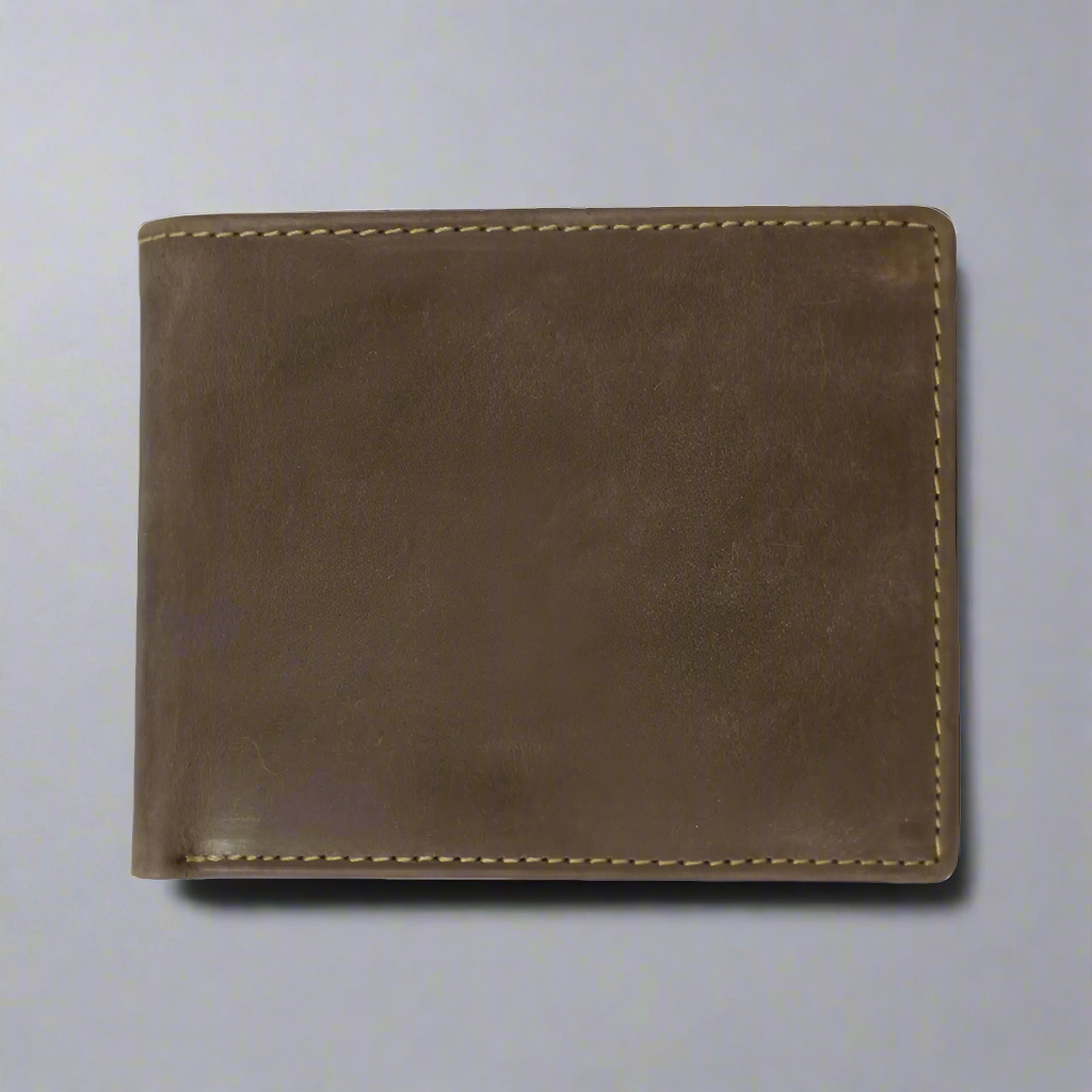 BOL Men's RFID Bifold Leather Wallet With Coin Pouch-1
