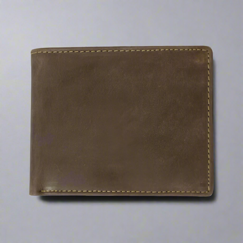 BOL Men's RFID Bifold Leather Wallet With Coin Pouch-1