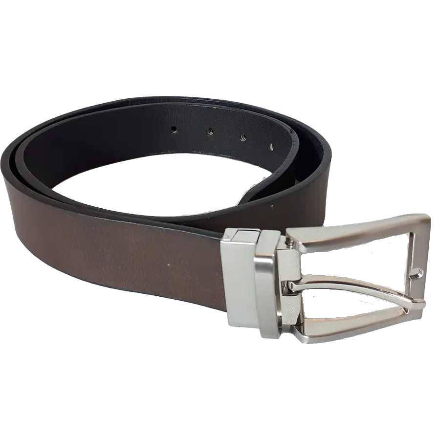 BOL Men's Reversible Solid Leather Belt-2