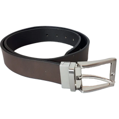 BOL Men's Reversible Solid Leather Belt-2