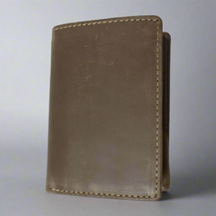 JBG Men’s Trifold Leather Flip-up Wallet. Genuine Distressed Leather RFID Blocking Wallet-1