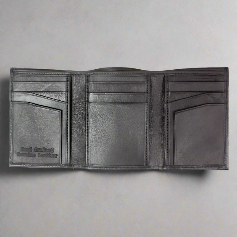 BOL Men's Trifold Leather Wallet-2