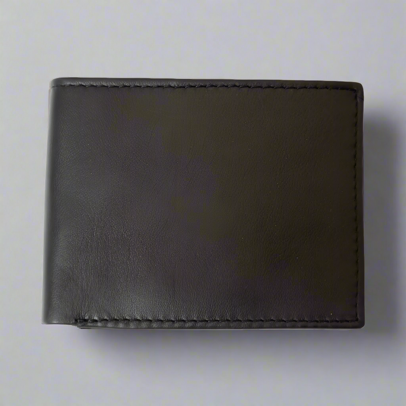 BOL Men's Trifold RFID Leather Wallet With Flip Up-1