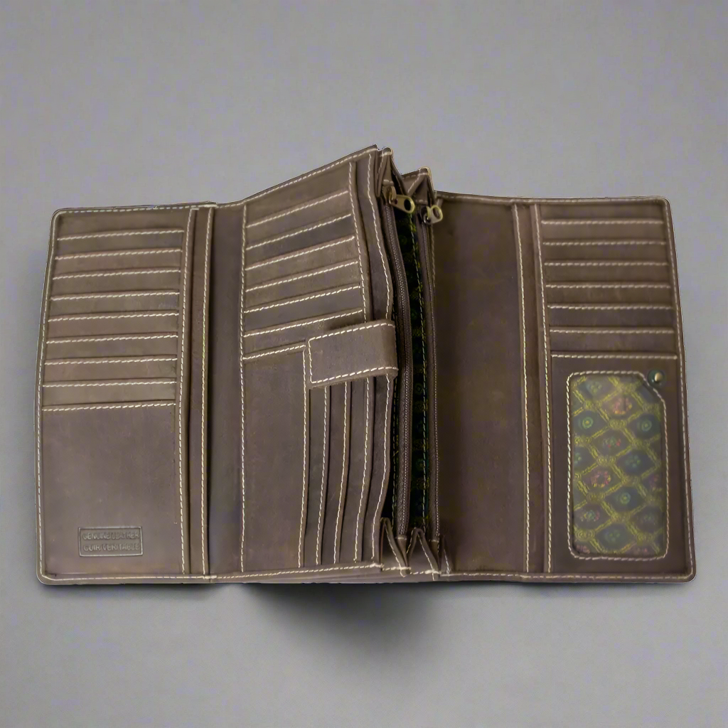 JBG Woman's RFID Trifold Wallet-2