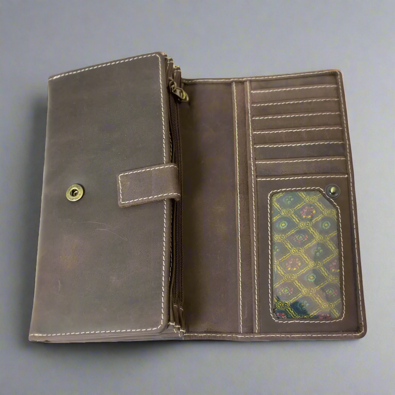 JBG Woman's RFID Trifold Wallet-3