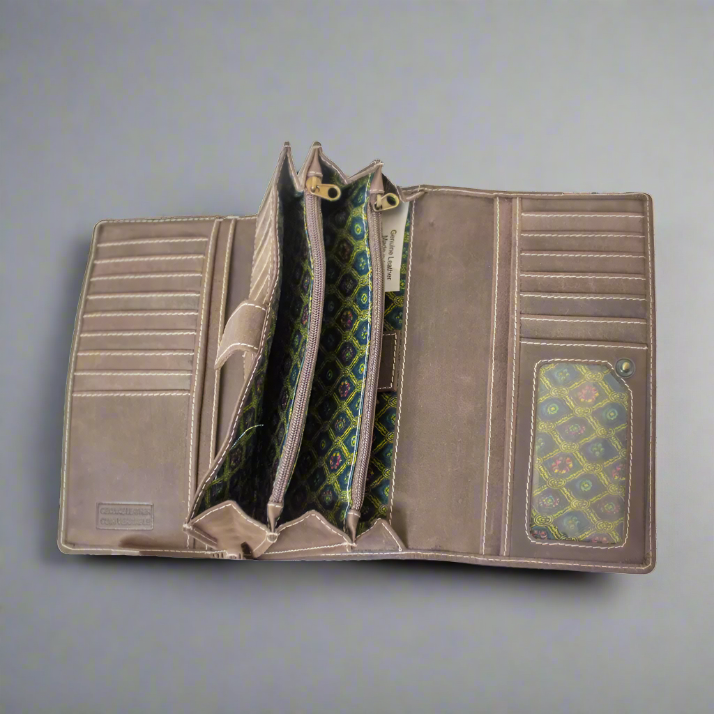 JBG Woman's RFID Trifold Wallet-4