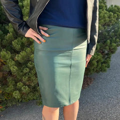 BOL Women's Dawn Leather Pencil Skirt-4