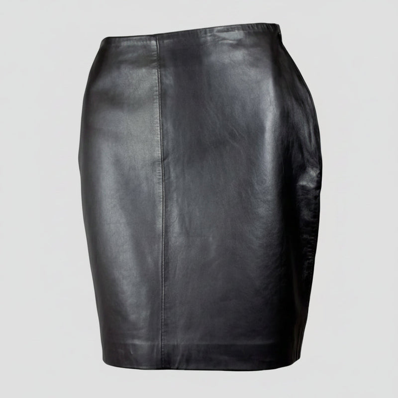 BOL Women's Dawn Short Leather Pencil Skirt-1