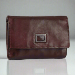 MET Women's Square Tab Leather Wallet-1