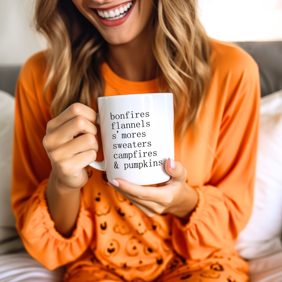 Fall Bonfire Mug — Flannels S’mores Sweater Weather Cup-1