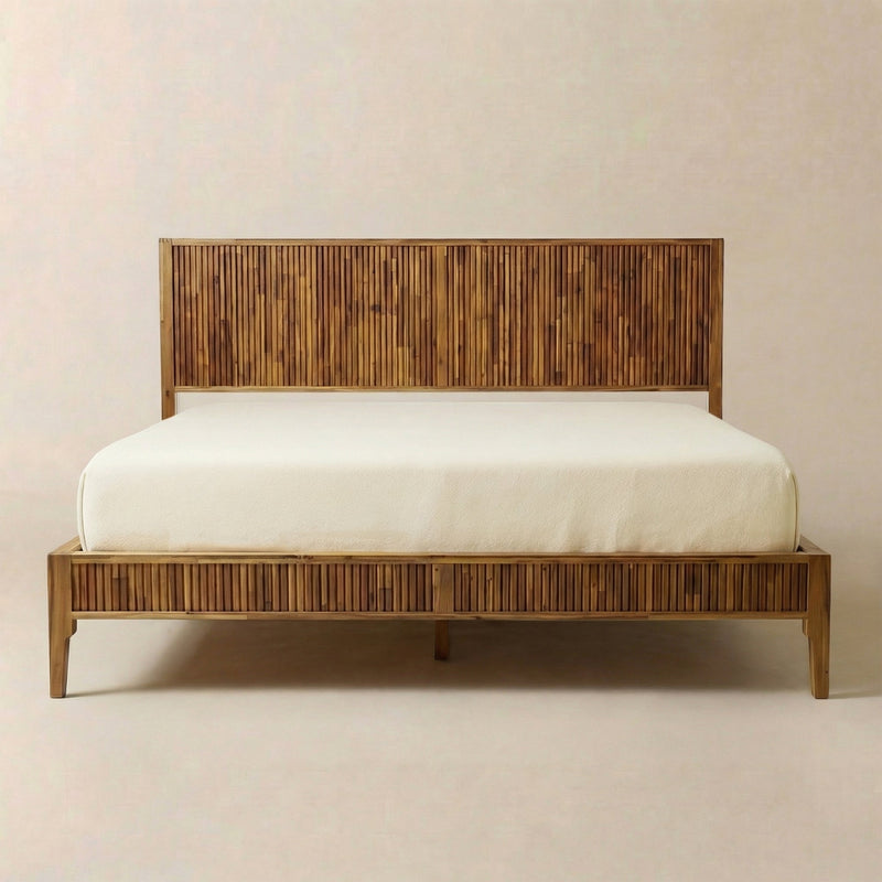 Bosk Solid Wood Bed Frame-1