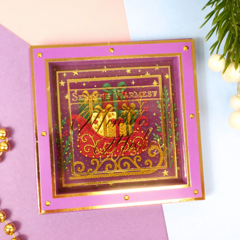 An Embroidered Christmas Square Pocket Pad-4