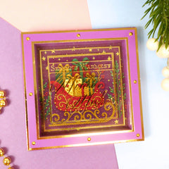 An Embroidered Christmas Square Pocket Pad-4