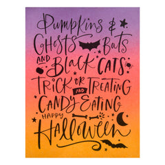Pumpkins & Ghosts Background Press Plates from the Betterpress Halloween Collection-4