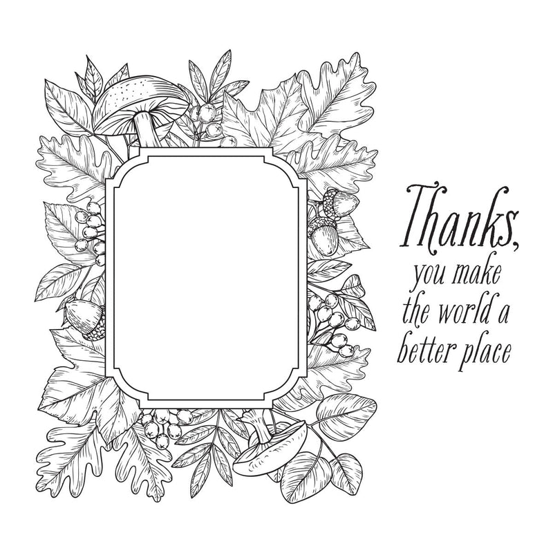 Autumn Thanks Frame Press Plate from the BetterPress Autumn Collection-3