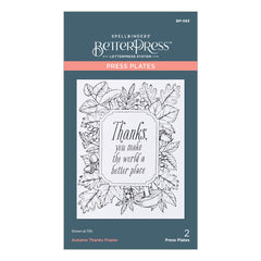 Autumn Thanks Frame Press Plate from the BetterPress Autumn Collection-1