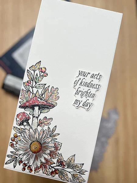 Plaque de presse et matrices « Autumn Floral Corner » de la collection BetterPress Autumn-7