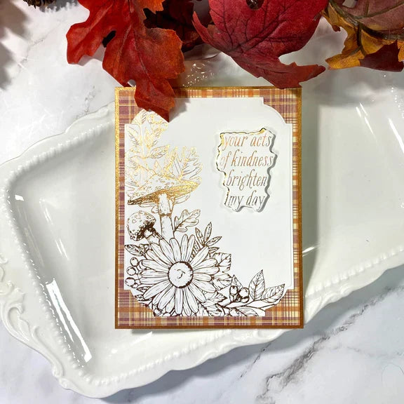 Plaque de presse et matrices « Autumn Floral Corner » de la collection BetterPress Autumn-6