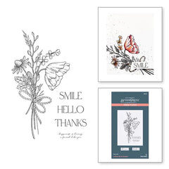 Placa de prensa A Friend Like You Bouquet de la colección Pressed Posies-2