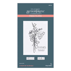 Placa de prensa A Friend Like You Bouquet de la colección Pressed Posies-1