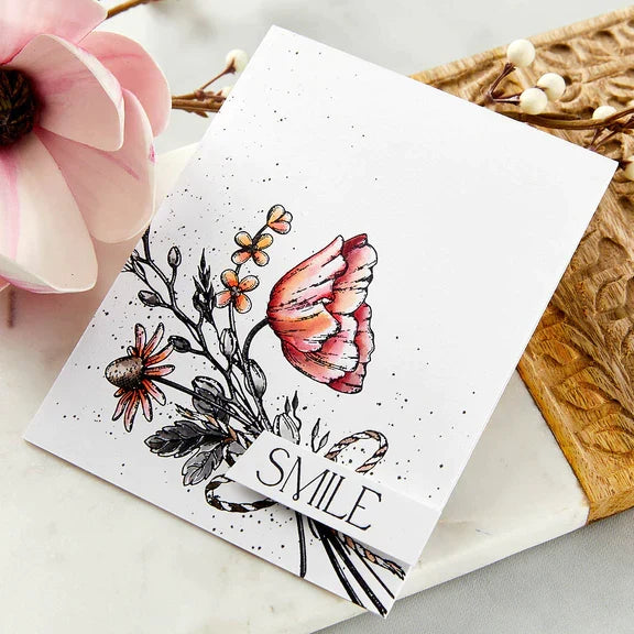 Placa de prensa A Friend Like You Bouquet de la colección Pressed Posies-5