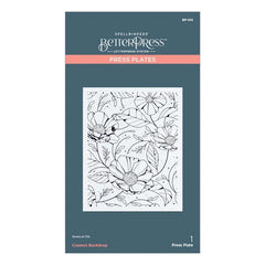Cosmos Backdrop BetterPress and Stencil Bundle from the Pressed Posies Collection-3