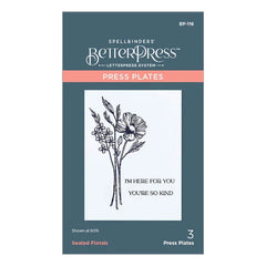 Sealed Florals Press Plate from the Pressed Posies Collection-1
