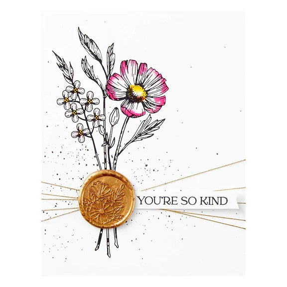 Sealed Florals Press Plate from the Pressed Posies Collection-4