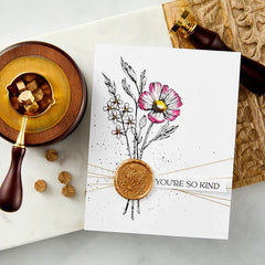 Sealed Florals Press Plate from the Pressed Posies Collection-5