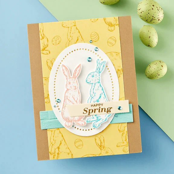 Spring Bunnies Press Plate & Die Set from the Spring Sampler Collection by Simon Hurley-5