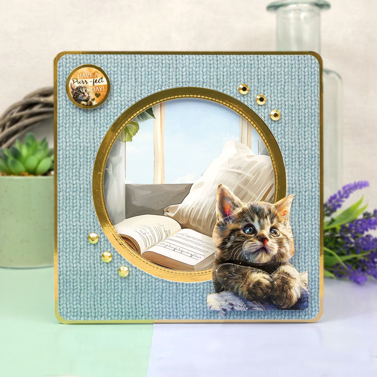 Brilliant Backgrounds - Playful Pals 8" x 8" Paper Pad-7
