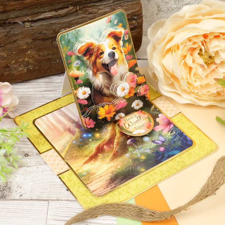 Brilliant Backgrounds - Playful Pals 8" x 8" Paper Pad-5