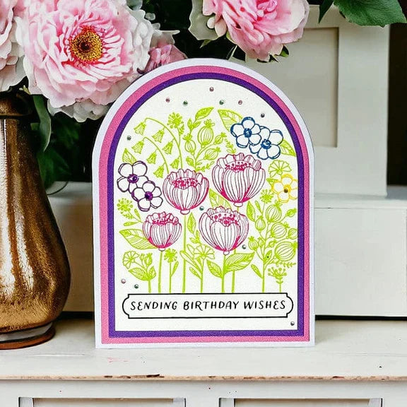 Blooming Garden Press Plates from the BetterPress Place & Press Registration Collection-10