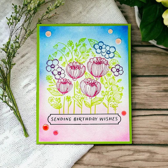 Blooming Garden Press Plates from the BetterPress Place & Press Registration Collection-11