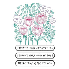 Blooming Garden Press Plates from the BetterPress Place & Press Registration Collection-5