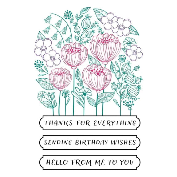 Blooming Garden Press Plates from the BetterPress Place & Press Registration Collection-5