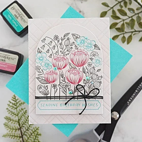 Blooming Garden Press Plates from the BetterPress Place & Press Registration Collection-6