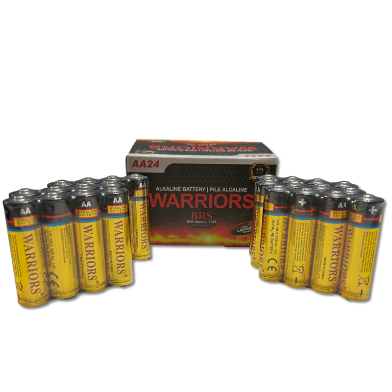 BRS AA Alkaline Batteries — 24‑Pack (BRSLR6AA)-2