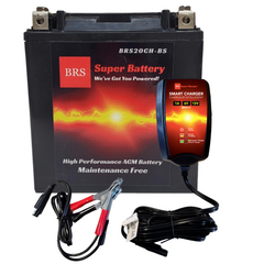 BRS20CH-BS 30 Day Warranty Battery & Smart Charger / Maintainer Combo Bundle Kit-1