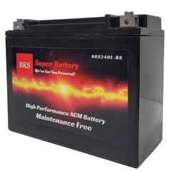 High Performance BRS24HL-BS 12v Sealed AGM PowerSport 2 Year Warranty-3
