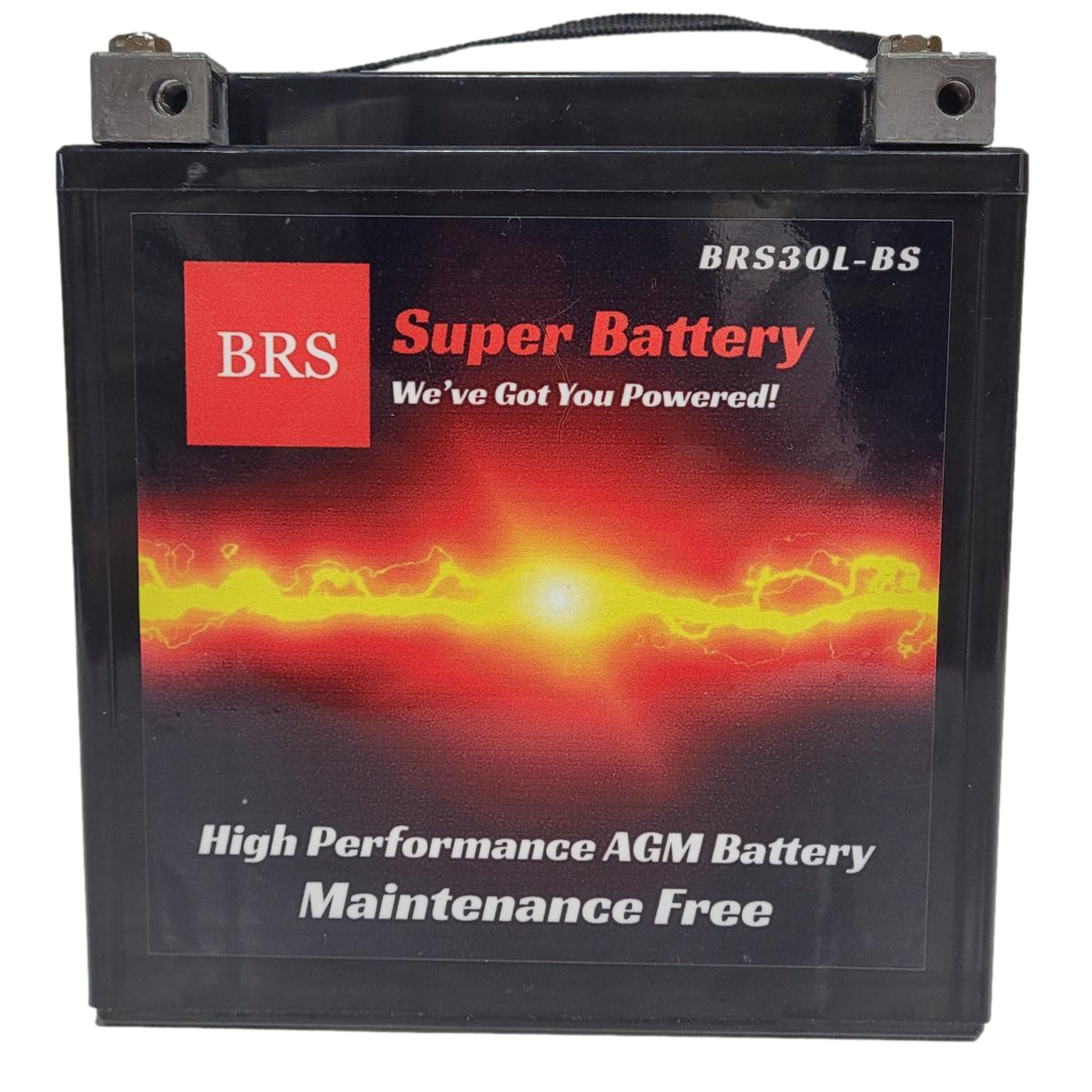 High Performance BRS30L-BS 12v Sealed AGM PowerSport 2 Year Warranty