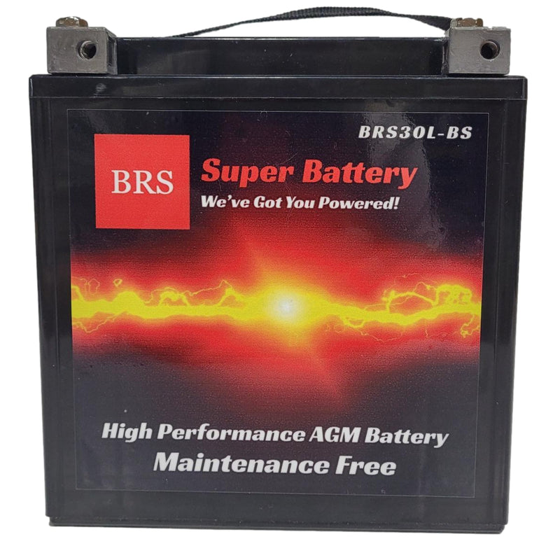 High Performance BRS30L-BS 12v Sealed AGM PowerSport 2 Year Warranty-2