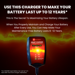 BRS Super Charger BRS612 - 6V/12V Trickle Charger - Battery Maintainer & Rejuvenator-9