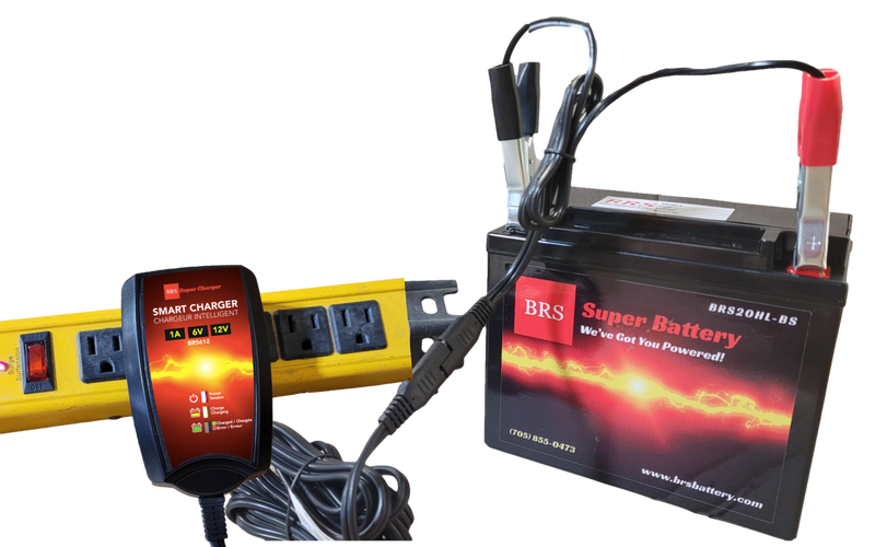 BRS24HL-BS 30 Day Warranty Battery & Smart Charger / Maintainer Combo Bundle Kit-7