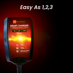 BRS Super Charger BRS612 - 6V/12V Trickle Charger - Battery Maintainer & Rejuvenator-7