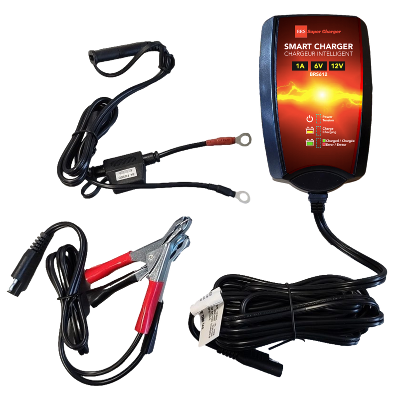 BRS20CH-BS 30 Day Warranty Battery & Smart Charger / Maintainer Combo Bundle Kit-8