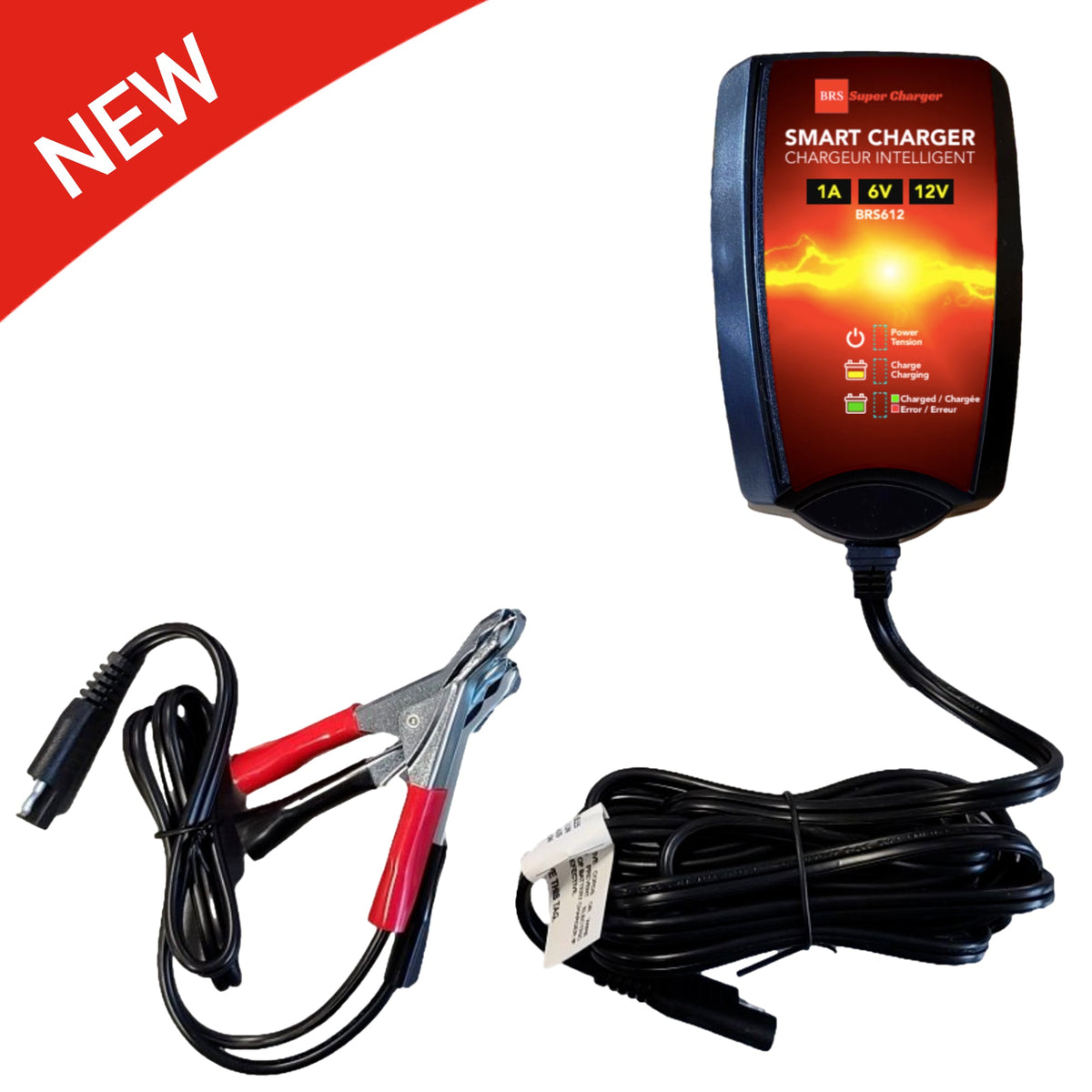 BRS Super Charger BRS612 - 6V/12V Trickle Charger - Battery Maintainer & Rejuvenator-19
