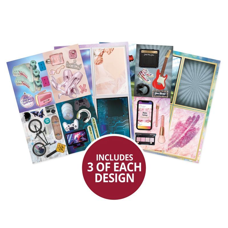 Build-A-Topper Pads - Terrific Teens-2